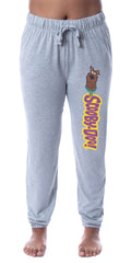 Scooby-Doo Womens' Scooby Character Logo Icon Sleep Jogger Pajama Pants