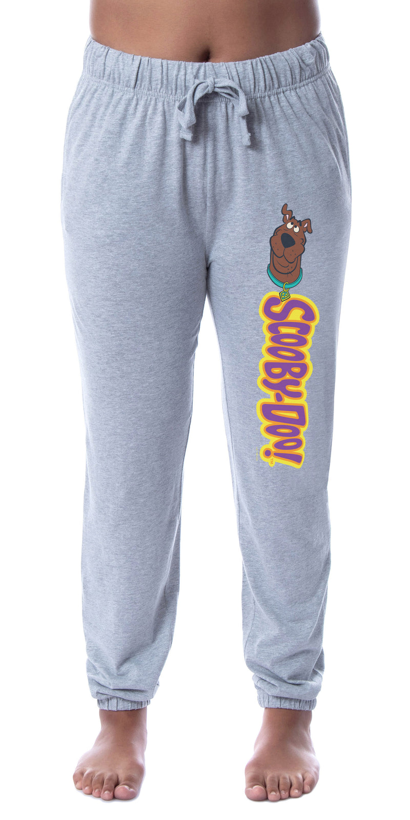 Scooby-Doo Womens' Scooby Character Logo Icon Sleep Jogger Pajama Pants