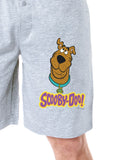 Scooby-Doo Mens' Cartoon Title Logo Face Character Sleep Pajama Shorts