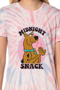 Scooby-Doo Women's Midnight Snack Nightgown Sleep Pajama Shirt For Adults