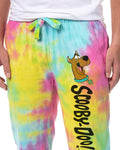 Scooby-Doo Mens' TV Show Cartoon Tie-Dye Jogger Pajama Pants For Adults