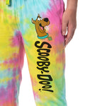 Scooby-Doo Mens' TV Show Cartoon Tie-Dye Jogger Pajama Pants For Adults