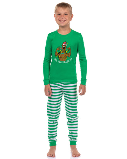 Scooby-Doo Christmas Jingle Bells Family Pajamas 2 Piece Long Sleeve Pajama Set