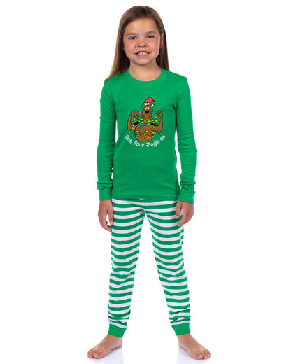 Scooby-Doo Christmas Jingle Bells Family Pajamas 2 Piece Long Sleeve Pajama Set