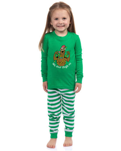 Scooby-Doo Christmas Jingle Bells Family Pajamas 2 Piece Long Sleeve Pajama Set