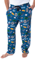 Seinfeld TV Series Men's Show Themed Designs Allover Pattern Adult Sleep Pajama Pants