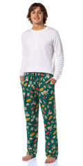 Seinfeld Men's Christmas Tossed Print Sleep Pajama Pants For Adults (Small)