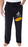 Seinfeld TV Series Men's Kramer And Classic Logo Loungewear Pajama Pants