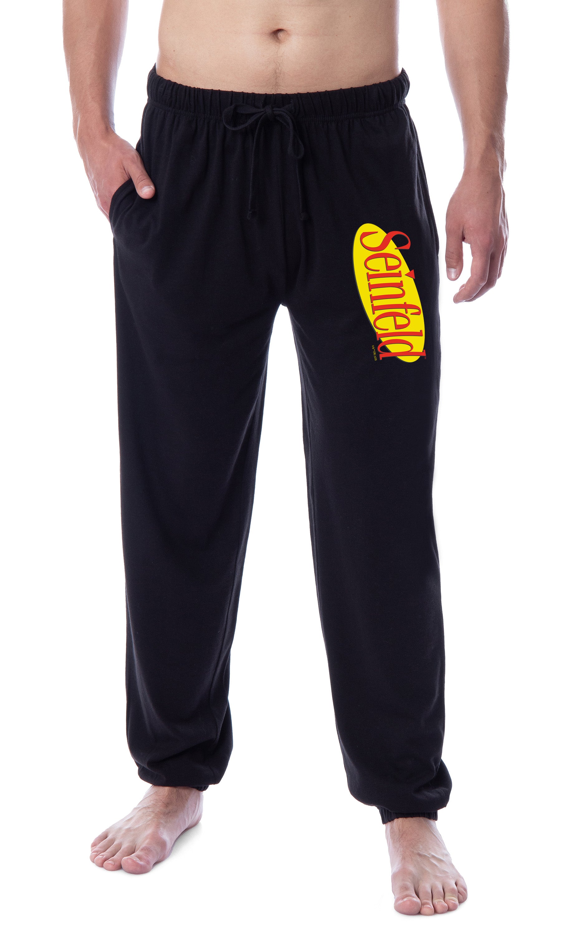 Seinfeld Men's TV Show Logo  Symbol Sleep Jogger Pajama Pants