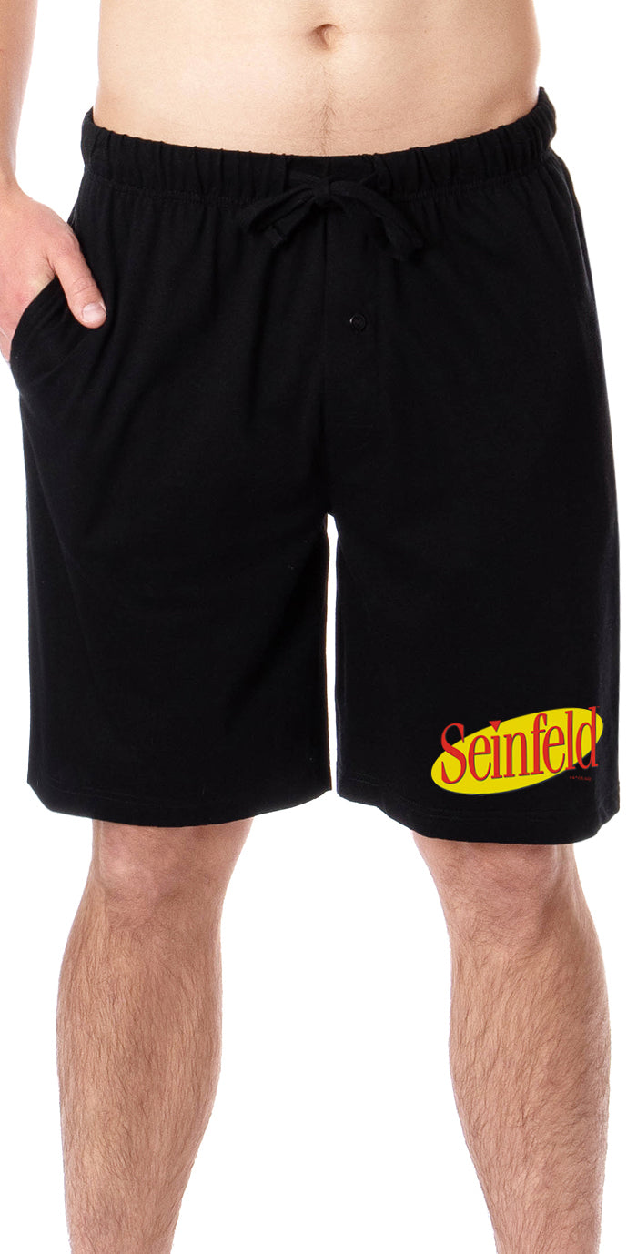 Seinfeld Mens' TV Show Series Classic Logo Icon Sleep Pajama Shorts
