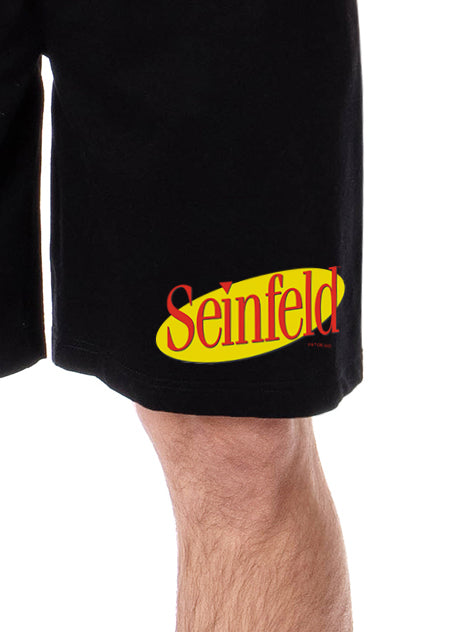 Seinfeld Mens' TV Show Series Classic Logo  Sleep Pajama Shorts