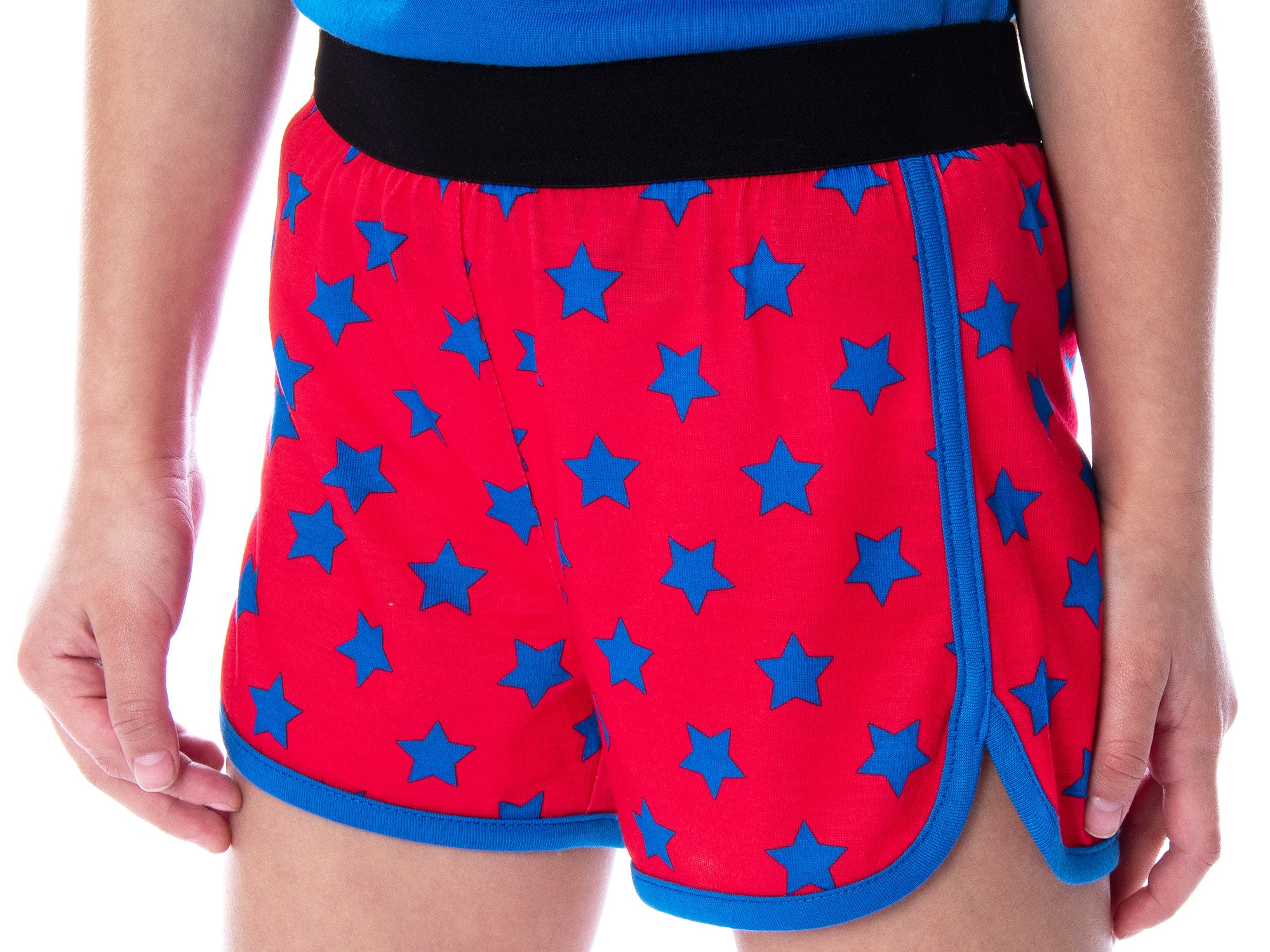 Dc Comics Girls' Superman Classic Logo Racerback Tank Shorts Pajama Set