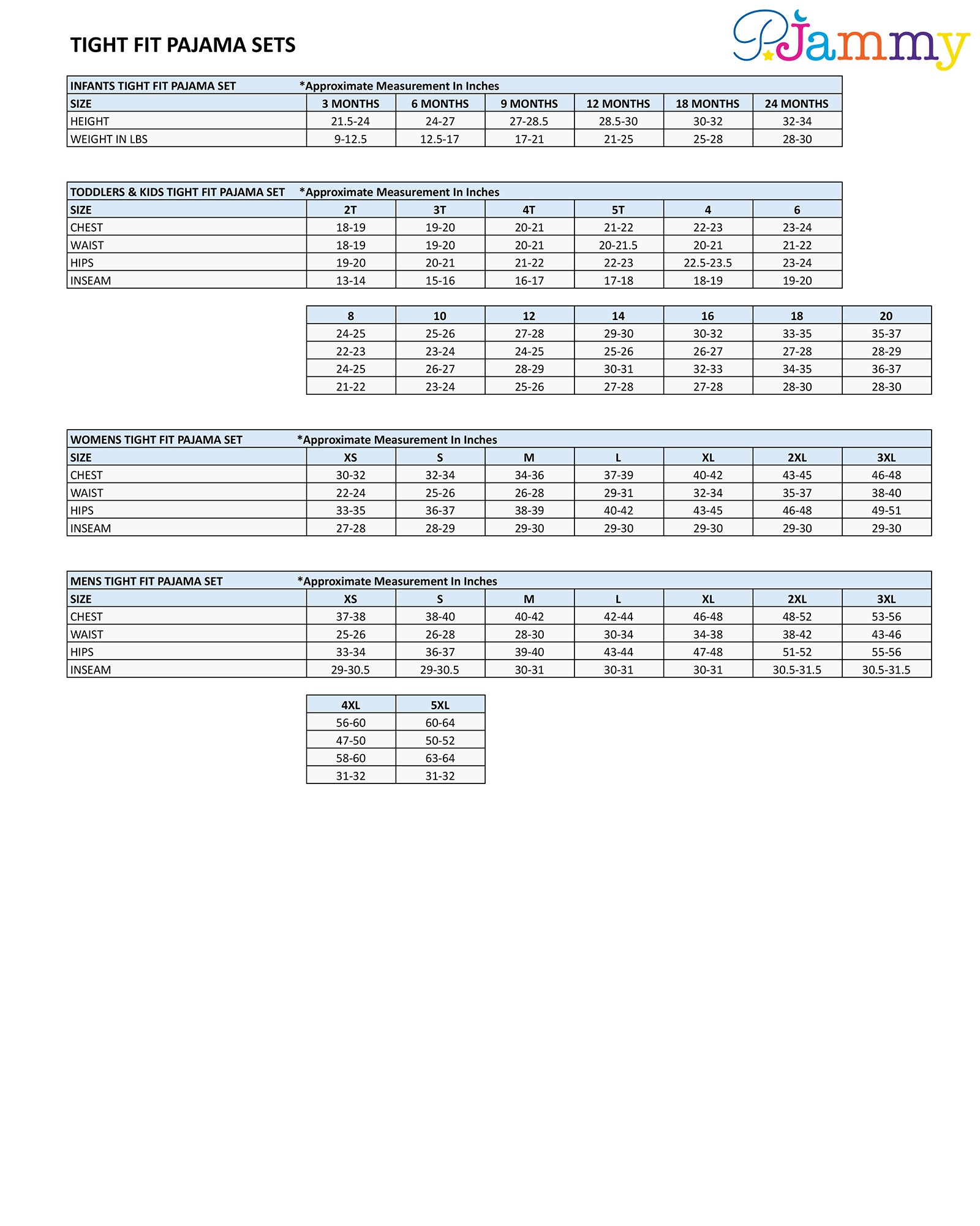 Looney Tunes Bugs Bunny, Lola Bunny, Tweety Bird, Tazmanian Devil Christmas Tight Fit Family Pajama Set