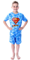 DC Comics Boys' Justice League Digital Camo Superman 2 PC Pajama Set