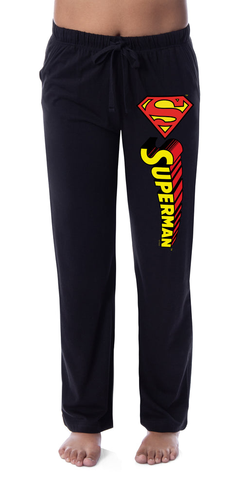 DC Comics Womens' Superman Logo Icon Classic Sleep Pajama Pants