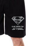 DC Comics Mens' Superman The Man Of Steel Character Sleep Pajama Shorts