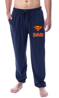 DC Comics Mens' Superman Super Dad Character Father's Day Classic Sleep Jogger Pajama Pants