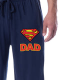 DC Comics Mens' Superman Super Dad Character Father's Day Classic Sleep Jogger Pajama Pants