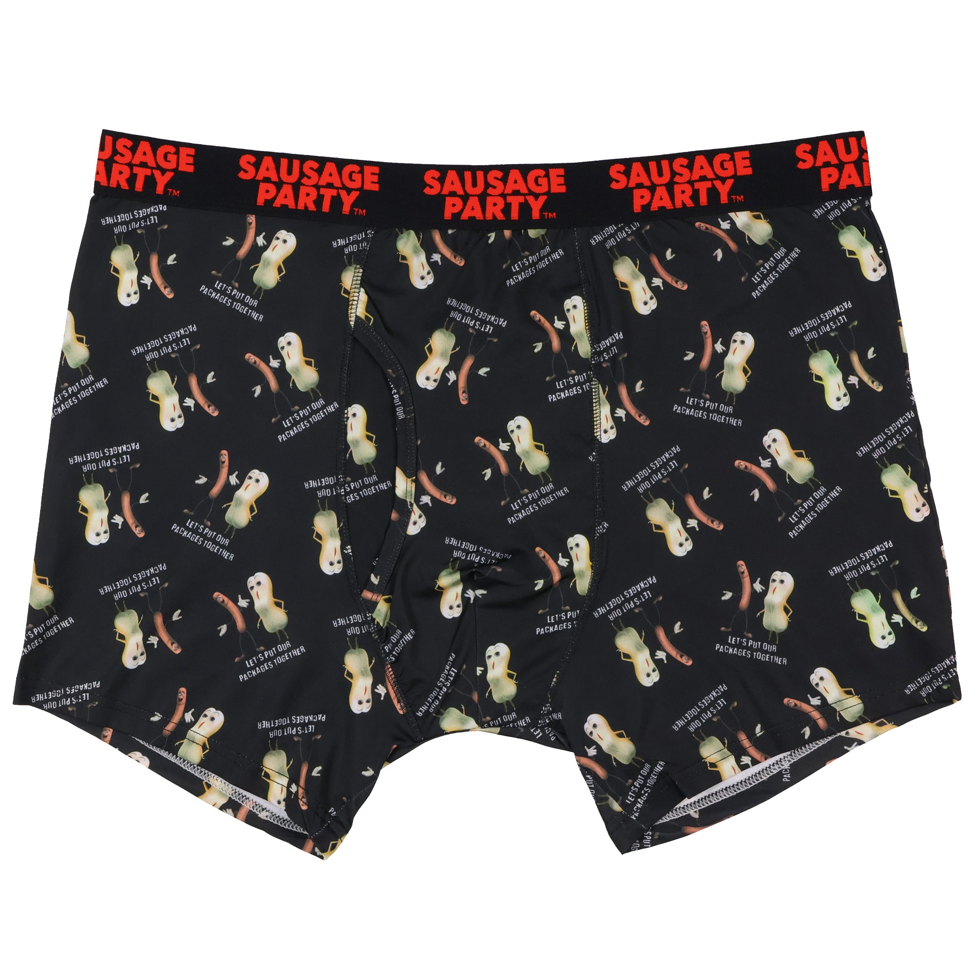 Intimo Men's Sausage Party Lets Get Together Boxer Brief Underwear