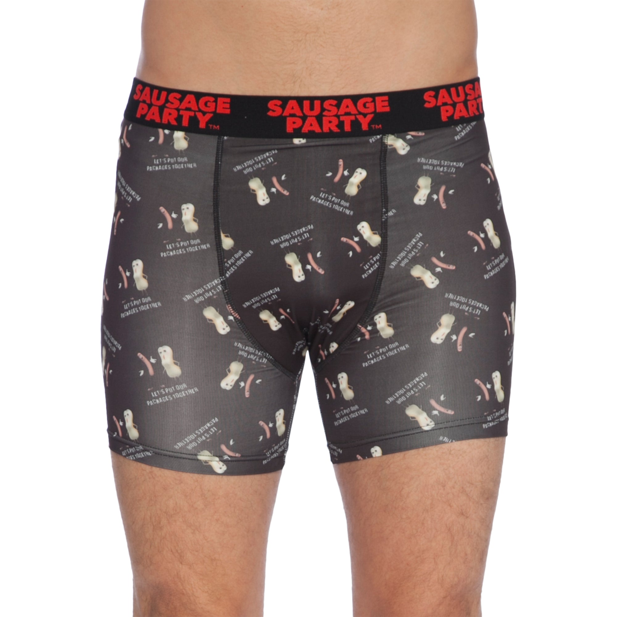 Intimo Men's Sausage Party Lets Get Together Boxer Brief Underwear
