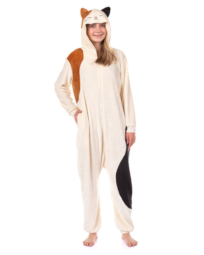 Squishmallows Union Suit Girls' Kigurumi One Piece Pajamas (Cam, 6/6X)