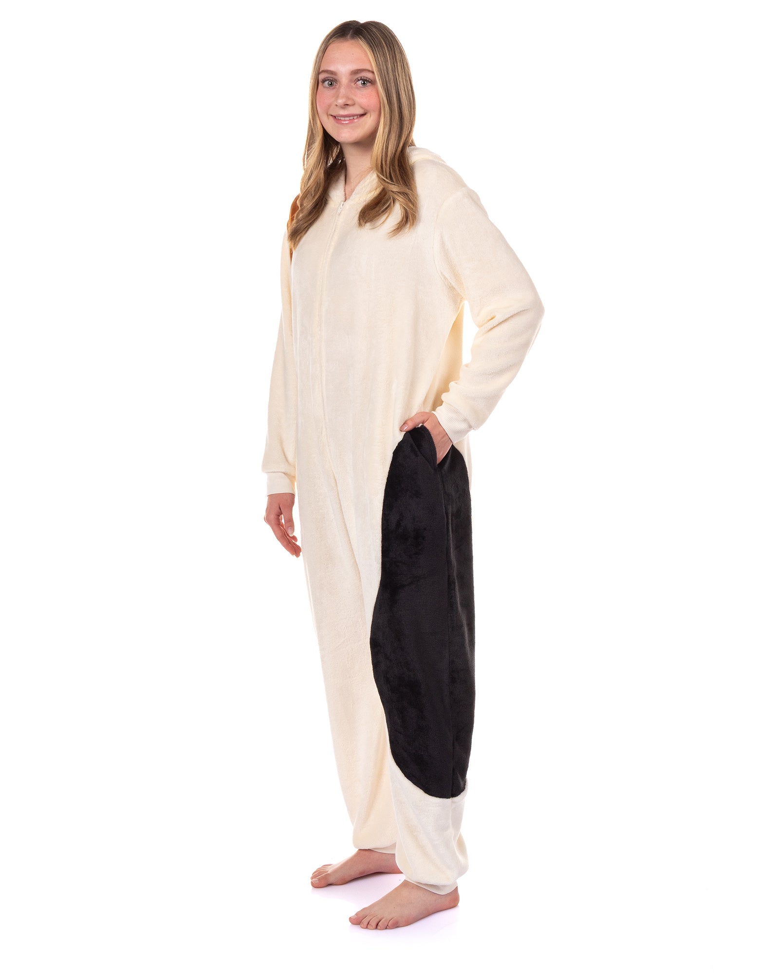 Squishmallows Union Suit Girls' Kigurumi One Piece Pajamas (Cam, 18/20)