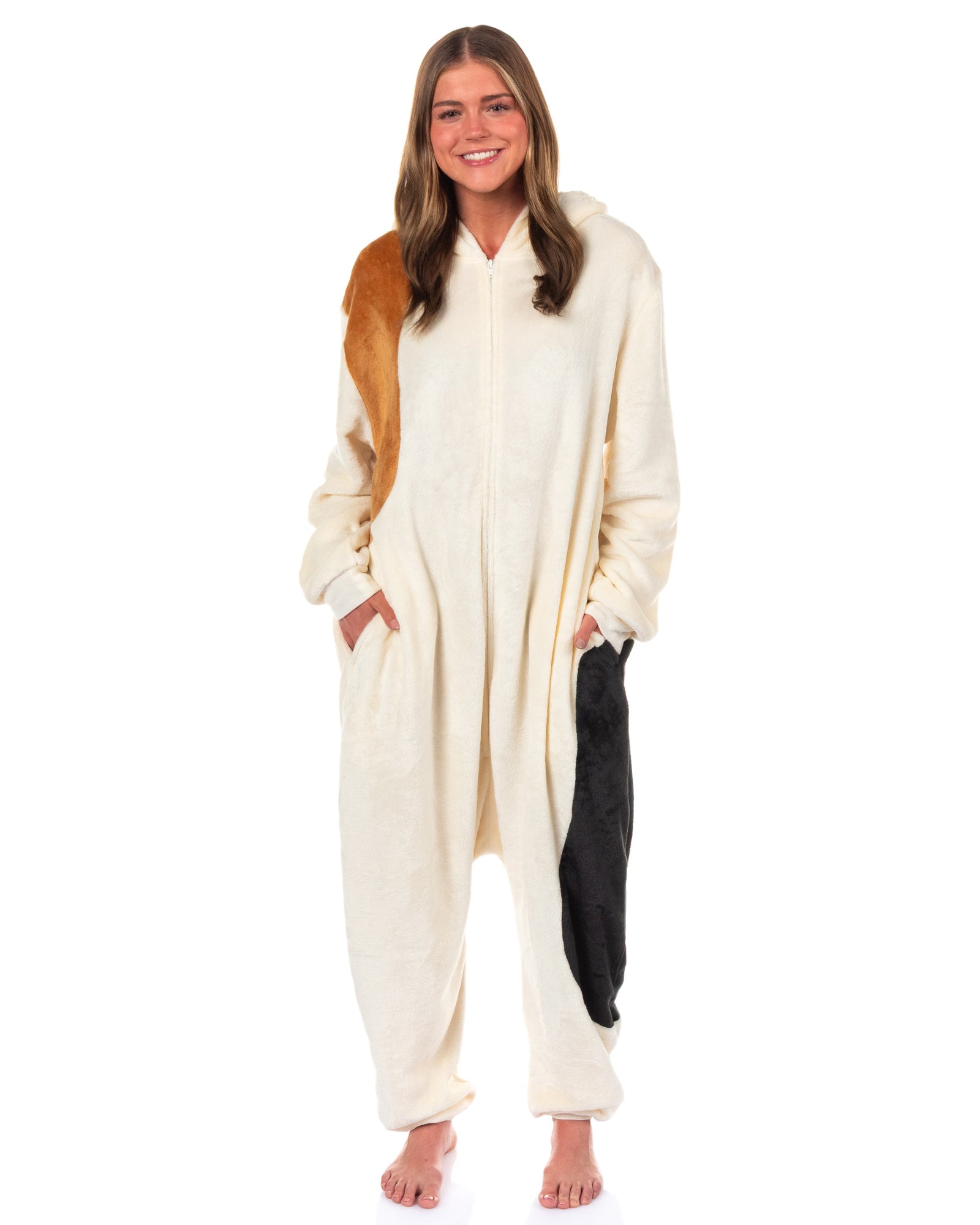Squishmallows Union Suit Women's Kigurumi Pajama Costume (Cat, XXS/XS)