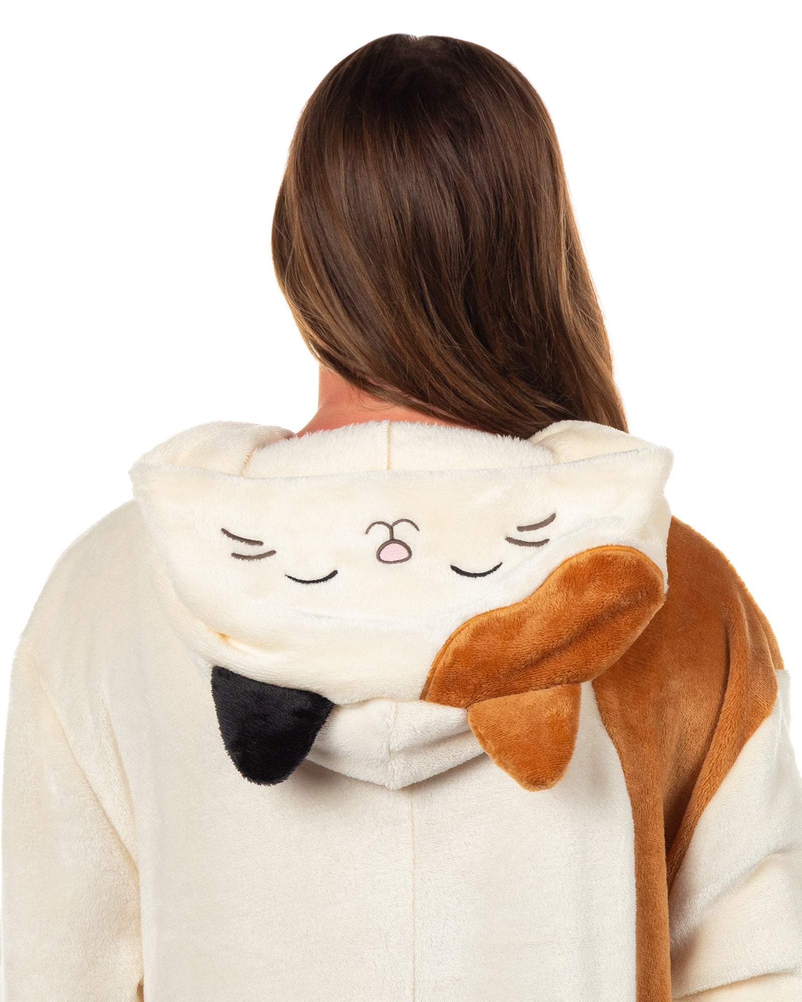 Squishmallows Union Suit Women's Kigurumi Pajama Costume (Cat, XXS/XS)