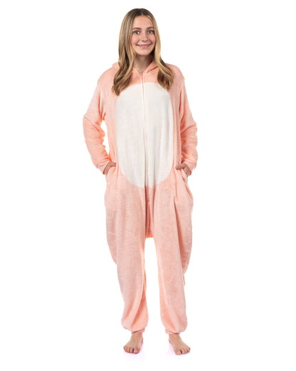 Squishmallows Union Suit Girls' Kigurumi One Piece Pajamas (Unicorn, 7/8)