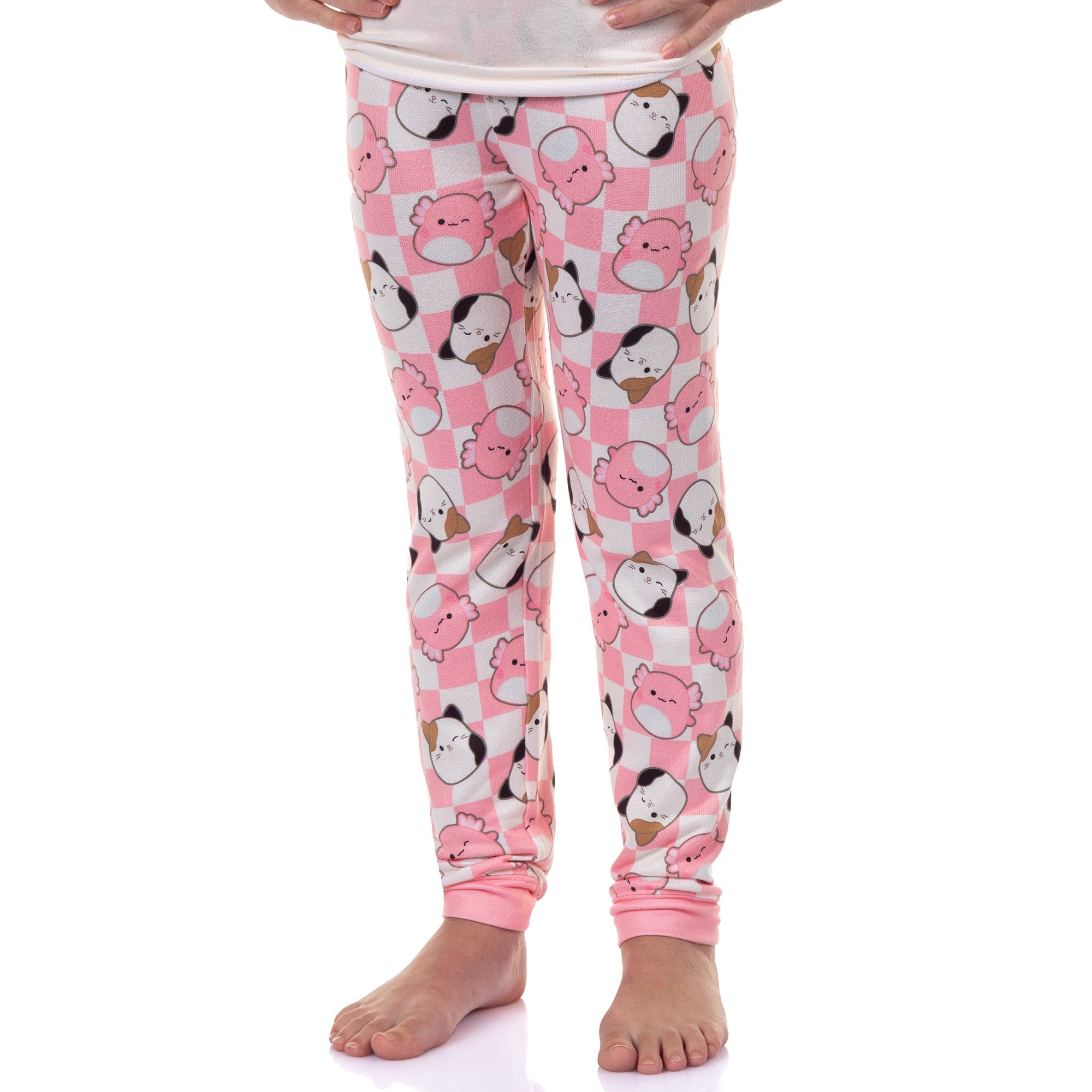 Squishmallows Girls' Love to Squish 2-Piece Tight Fit Pajama Set (10)