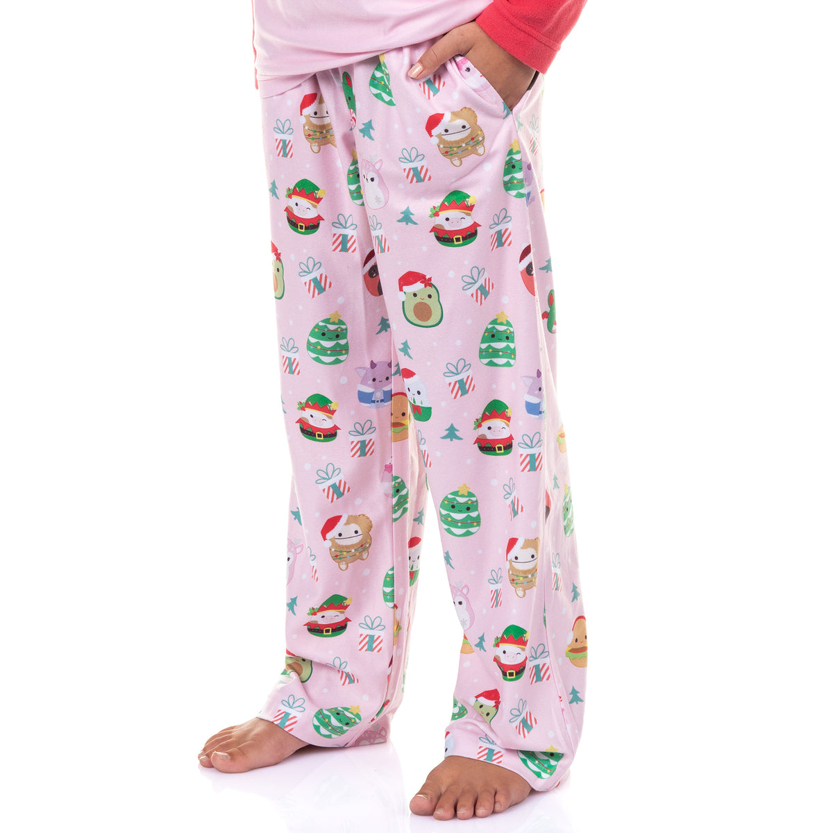 Squishmallows Pajamas Girl's Squish The Season Christmas Sleep Set