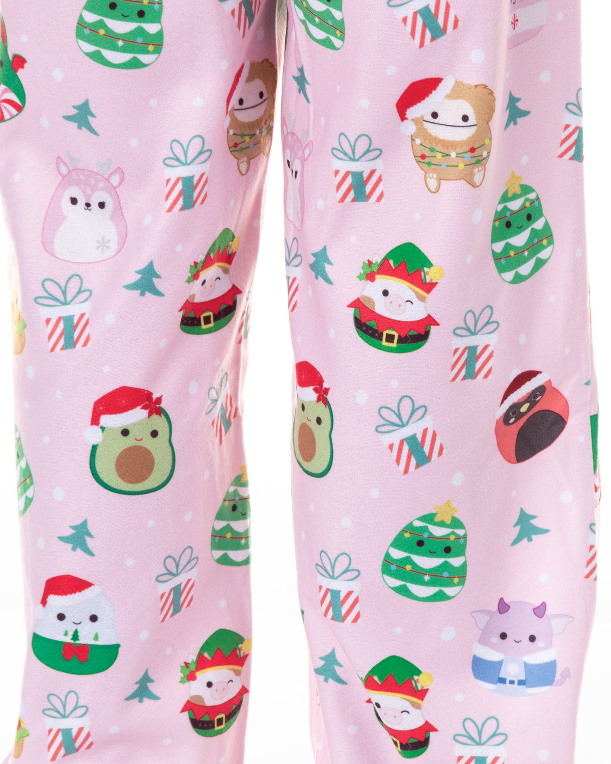 Squishmallows Pajamas Girl's Squish The Season Christmas Sleep Set