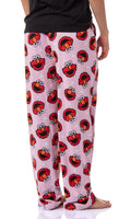 Sesame Street Women's Elmo Muppet Face Tossed Print Sleep Pajama Pants