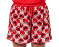 Sesame Street Women's Face Tossed Print Sleep Pajama Set Shorts