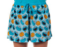 Sesame Street Women's Face Tossed Print Sleep Pajama Set Shorts