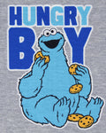 Sesame Street Toddler Boy's Cookie Monster Hungry Boy Sleep Pajama Set Short