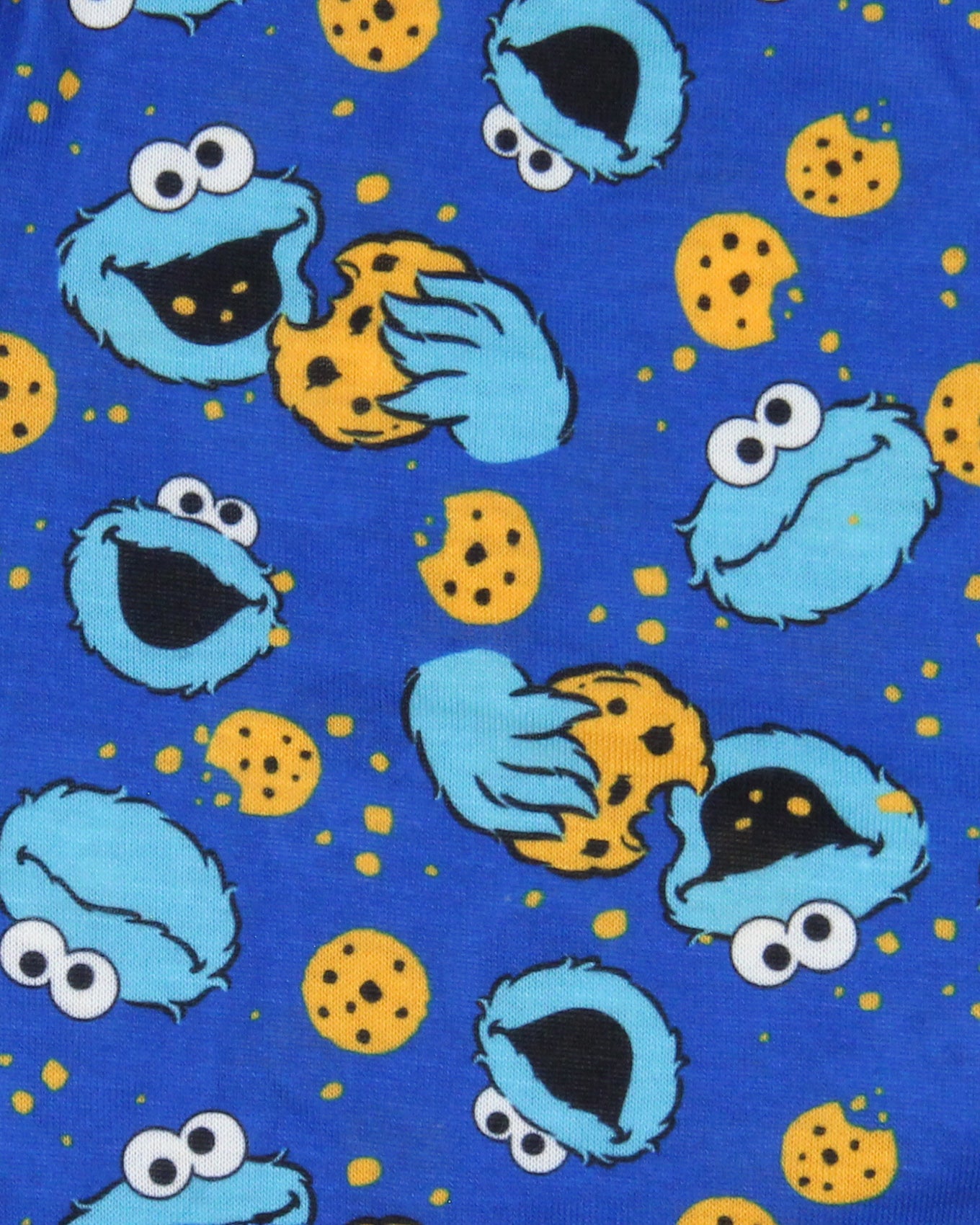 Sesame Street Toddler Boy's Cookie Monster Hungry Boy Sleep Pajama Set Short