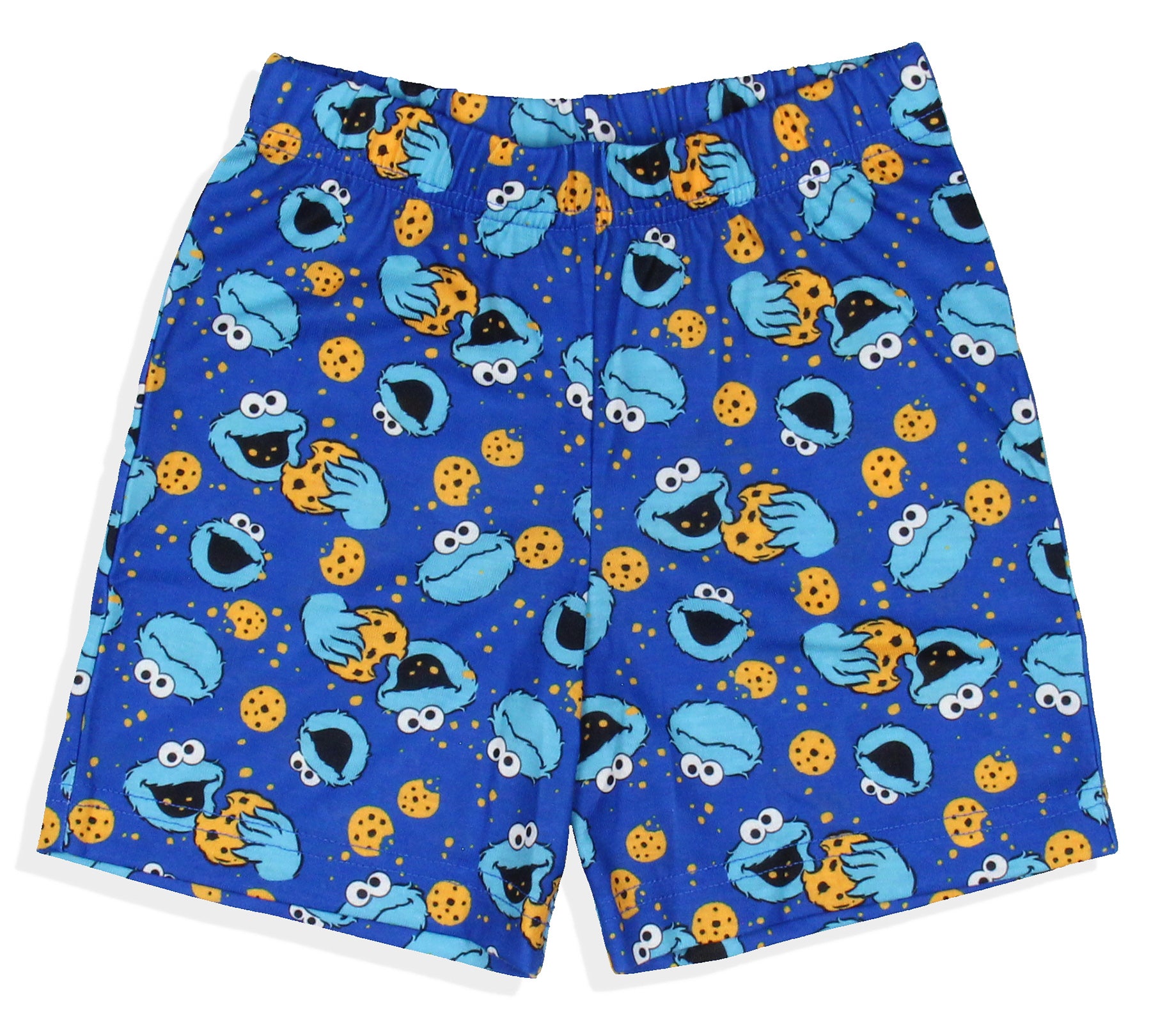 Sesame Street Toddler Boy's Cookie Monster Hungry Boy Sleep Pajama Set Short