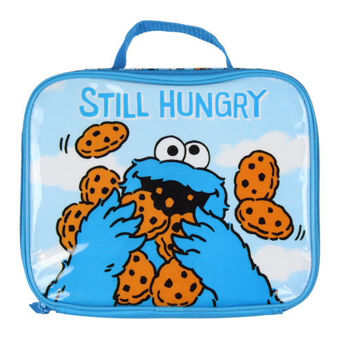 Sesame Street Still Hungry Cookie Monster All Over Insulated Lunch Box Bag Tote