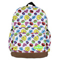 Sesame Street Elmo Big Bird Cookie Monster Scattered Print Faces Travel School Backpack For Daily Use