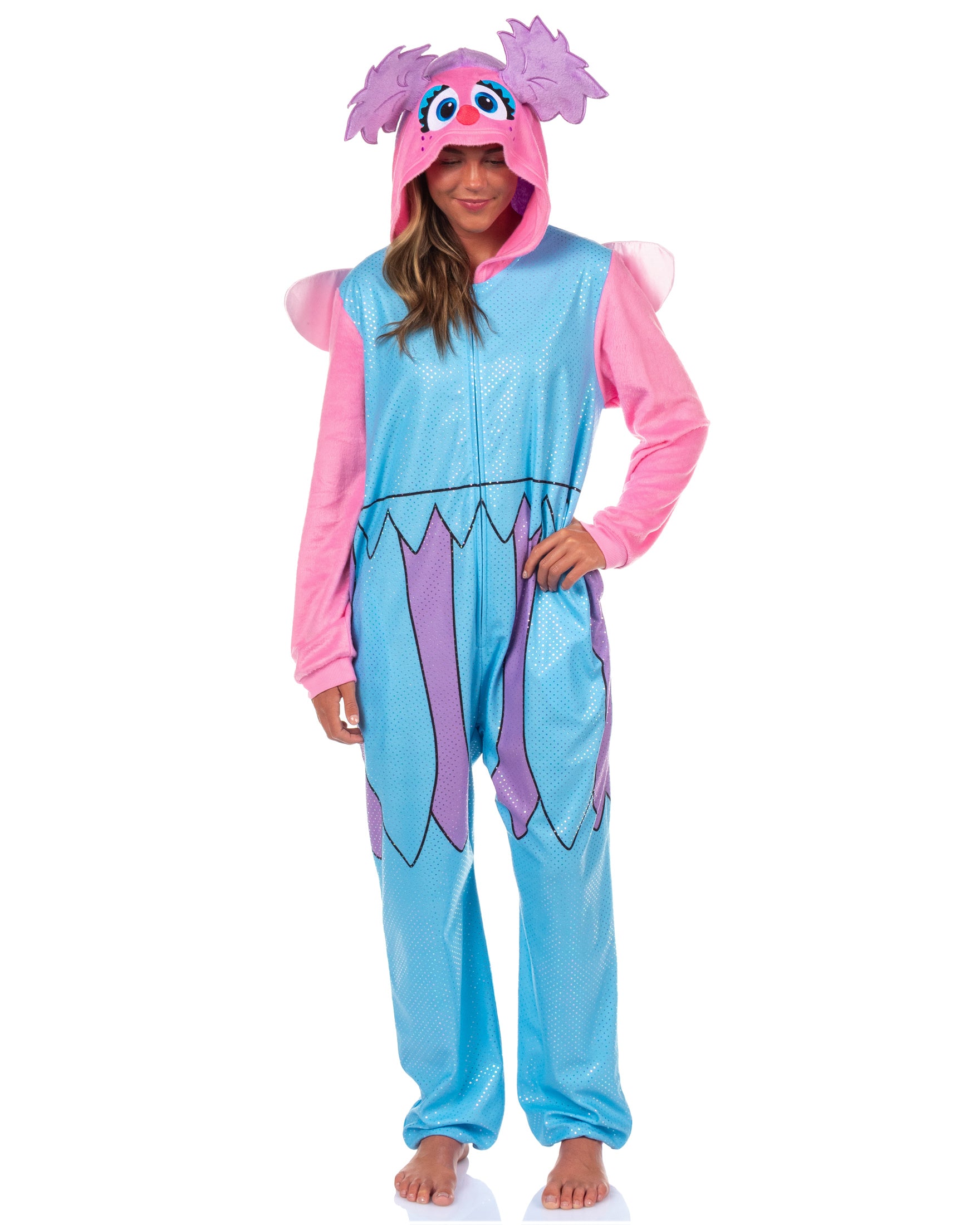 Sesame Street Union Suit Character Hooded Costume Kigurumi Pajama