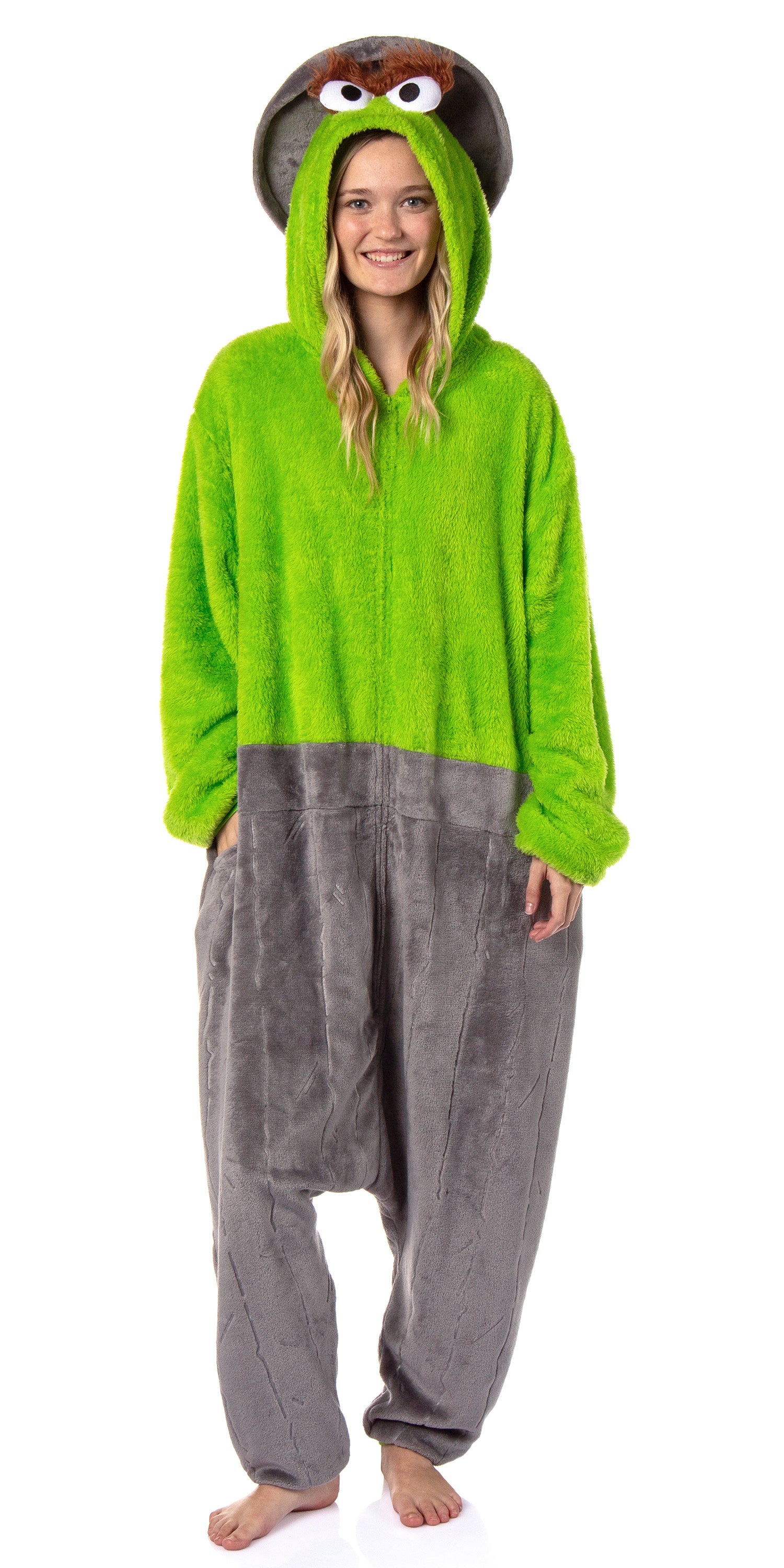 Sesame Street Union Suit Character Hooded Costume Kigurumi Pajama