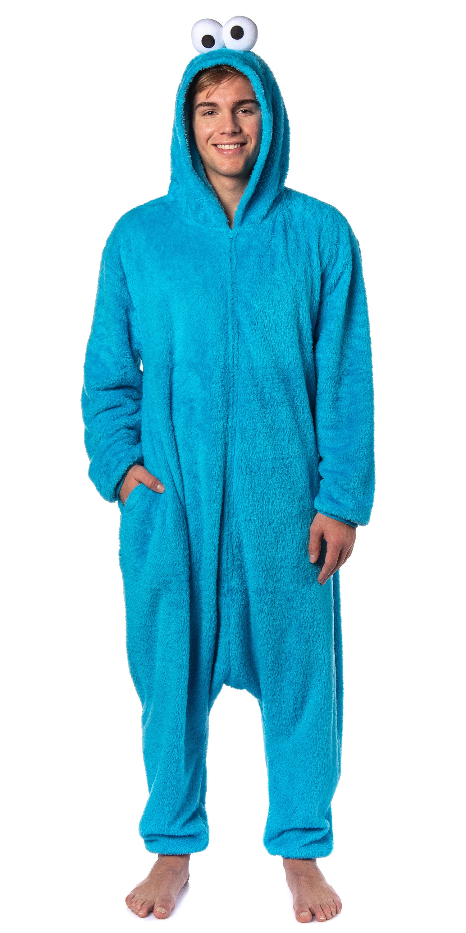 Sesame Street Union Suit Character Hooded Costume Kigurumi Pajama