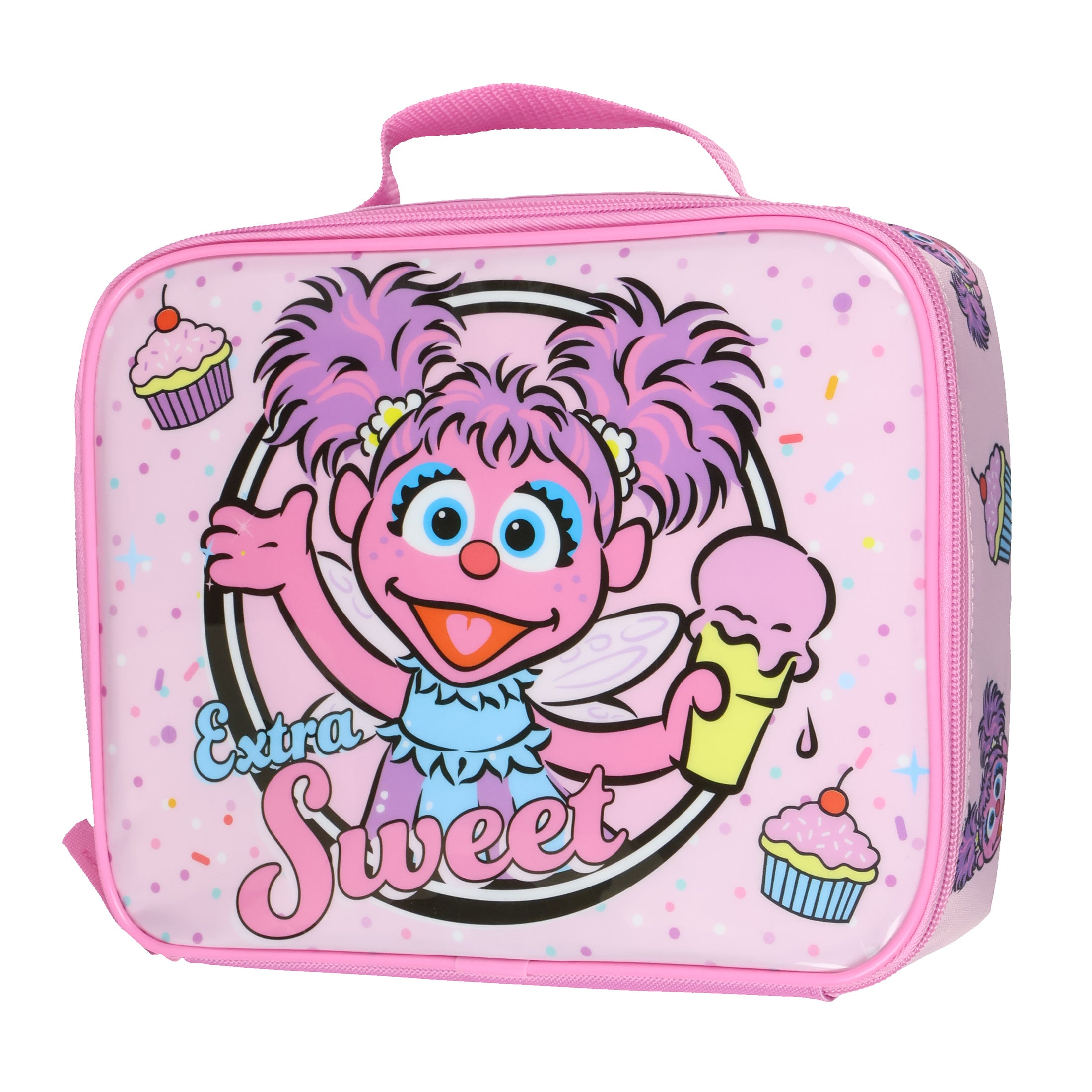 Sesame Street Lunch Box Extra Sweet Abby Caddabby Insulated Lunch Bag Tote