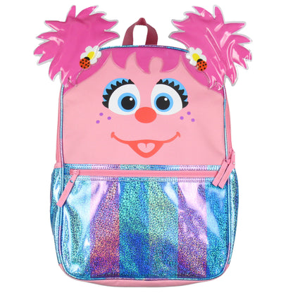 Sesame Street Abby Cadabby Travel School Dual Compartment Backpack For Daily Use