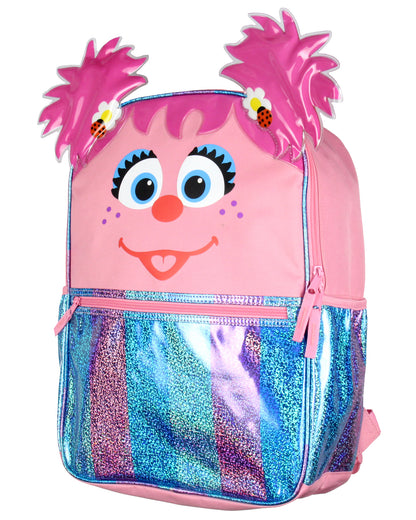 Sesame Street Abby Cadabby Travel School Dual Compartment Backpack For Daily Use