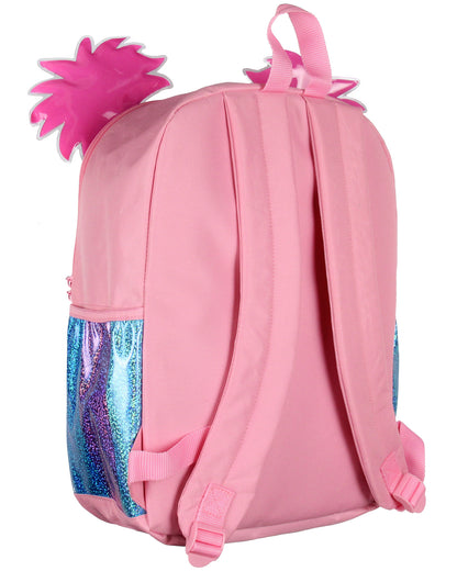 Sesame Street Abby Cadabby Travel School Dual Compartment Backpack For Daily Use