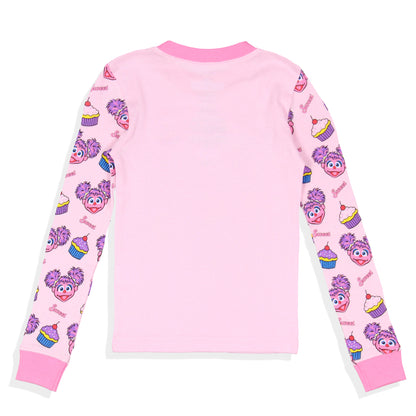 Sesame Street Toddler Girls' Abby Cadabby Extra Sweet 2 Piece Long Sleeve Pajama Set (5T)