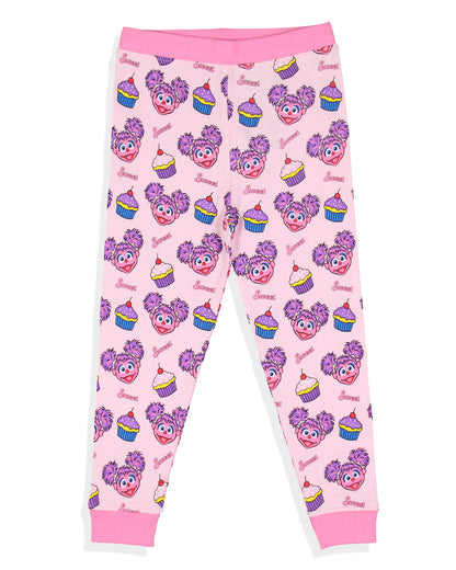Sesame Street Toddler Girls' Abby Cadabby Extra Sweet 2 Piece Long Sleeve Pajama Set (5T)