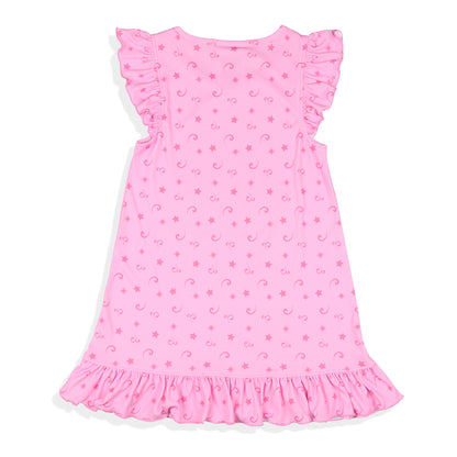 Sesame Street Pajamas Toddler Girls' Abby Cadabby Matching Doll Nightgown